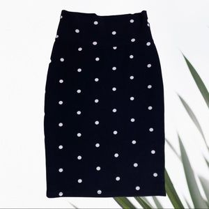 Lularoe Pencil Skirt polka dots XS-L